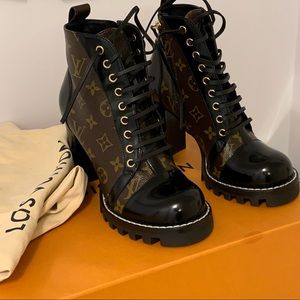 Authentic Louis Vuitton Monogram Star Trail Boots